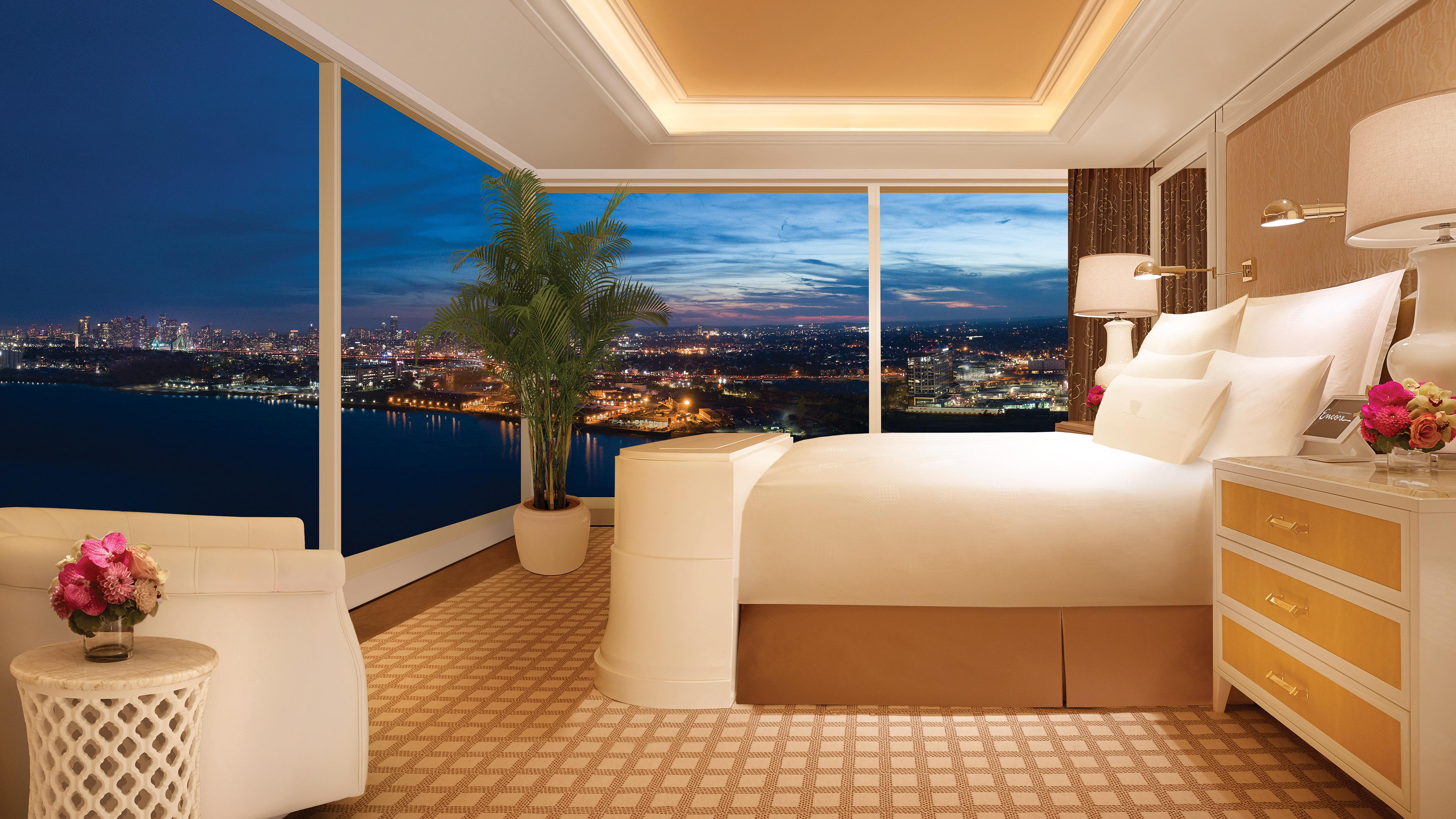 Encore Boston Harbor Everett Εξωτερικό φωτογραφία A bedroom in the hotel